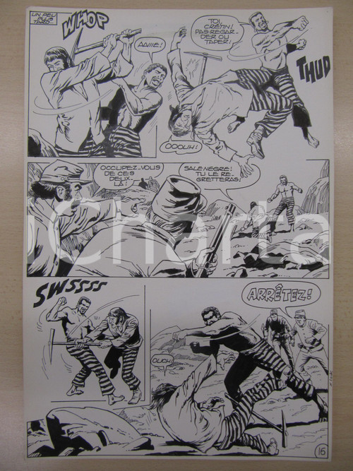 1990 BD WESTERN FRANCE BILLY BOYD N° 2 El Cobra! tav.16 Original BERNASCONI LUBE 1990 BD WESTERN FRANCE BILLY BOYD N° 2 El Cobra! tav.16 Original BERNASCONI LUBE
